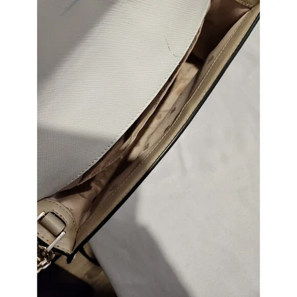 Kate Spade Carson Convertible Crossbody Bag Nimbus Warm Beige Multi - Picture 14 of 15